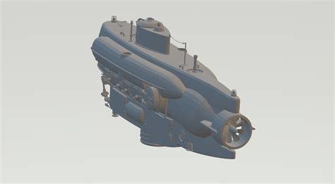 2 Submarines 3d Model 3d Printable Cgtrader