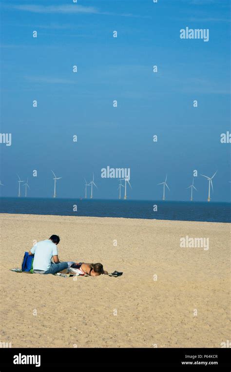 Offshore wind farm turbines, United Kingdom Stock Photo - Alamy