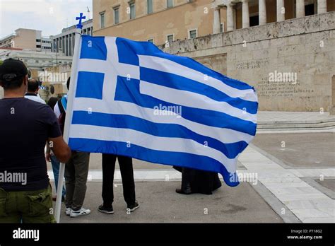 Bandera de atenas fotografías e imágenes de alta resolución Alamy