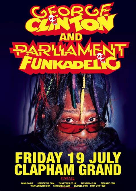 Funkadelic Live In London Parliament Funkadelic Concert Posters