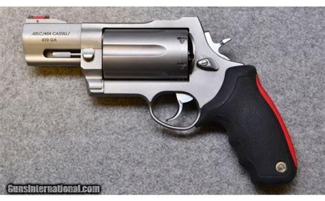 Taurus Model 513 Raging Judge Magnum Stainless Double Action Revolver