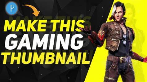 How To Make Gaming Thumbnail On Android Picsart Gaming Thumbnail