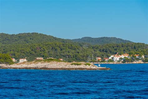 Port At Pomena Village At Mljet National Park In Croatia Editorial