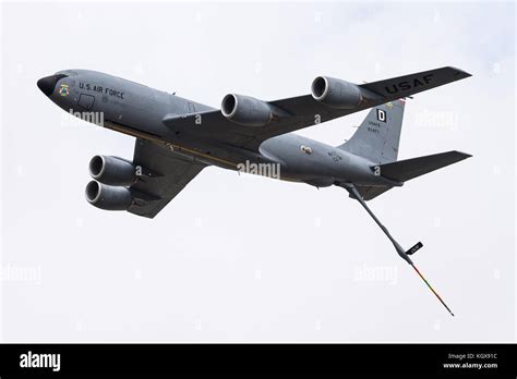 A USAF Boeing KC 135R Stratotanker Tanker Aircraft Of The 351st Air