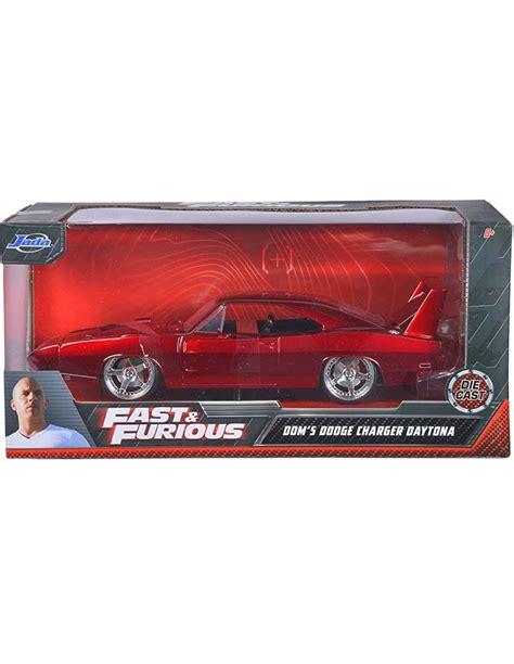 Doms Dodge Charger Daytona Rojo R Pido Y Furioso Escala