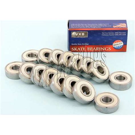 16 Skates 608 2rs Sealed Ceramic Bearing 8x22x7mm