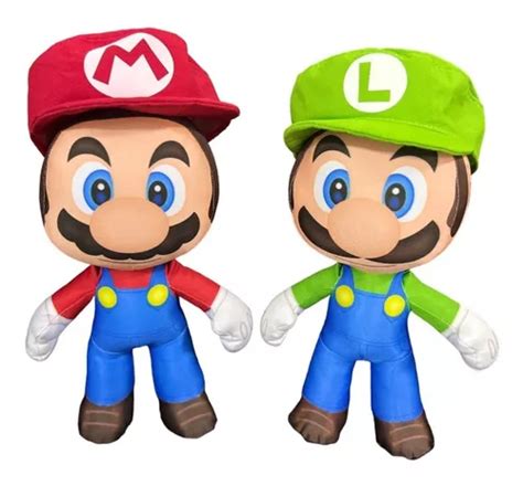 Super Mario Bros La Película Peluche Luigi Y Mario Nintendo