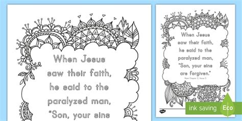 Mark 2 5 Mindfulness Coloring Page Profesor Hizo Twinkl