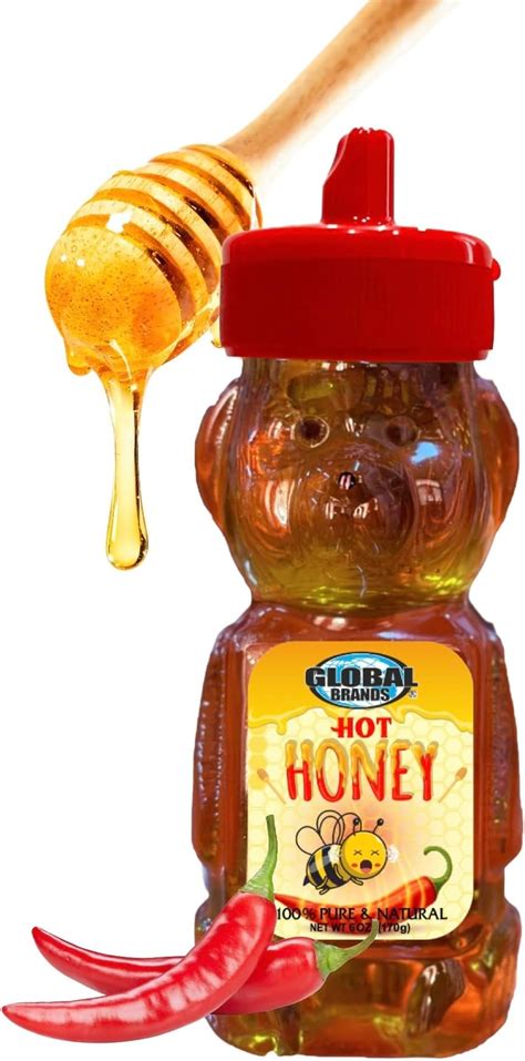 Amazon The Spicy Shark Hot Honey Oz Bottle Pure Spicy Hot Honey Made In The USA