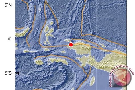 Sorong Papua Barat Diguncang Gempa 3 2 SR ANTARA News