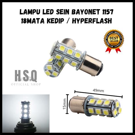 Jual Lampu Led Sein Mundur Bayonet Kaki Mata Mobil Motor