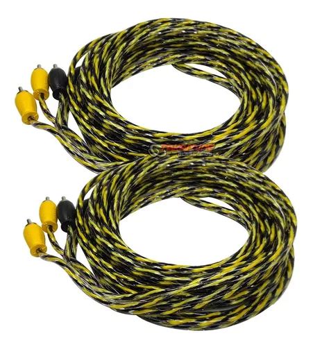 Cabos Rca Metros Amarelo Uniq Cable Inov Series Blindado Mercadolivre