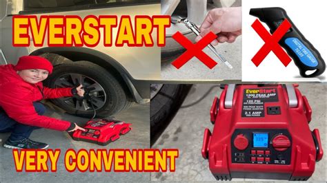 How To Use The Air Compressor On Everstart Power Station Jump Starter Your Vehicleand More