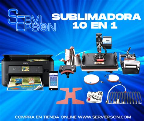 COMBO SUBLIMADORA 10 EN 1 IMPRESORA Ventas De Equipos De