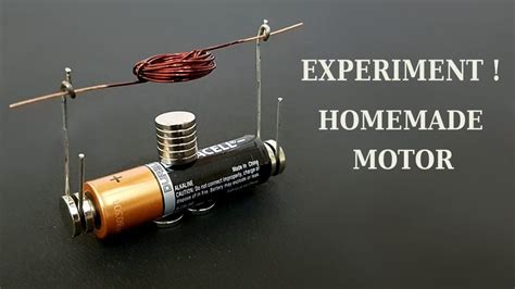 Homemade Motor How To Make A Simple Motor Homemade Chemical Science Simple