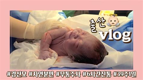 출산 브이로그 둘째야 안녕 드디어 임산부 졸업🤰 20대 경산모 자연분만 무통주사 6시간진통 39w1d Youtube