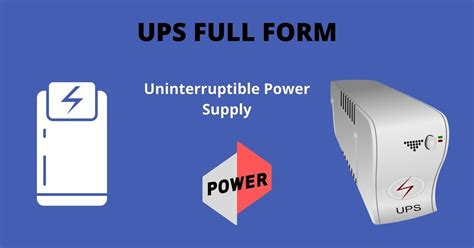 Ups Full Form What Is Ups Full Form In En