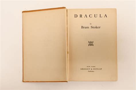 Lot Bram Stokers Dracula First Edition Hardback Book