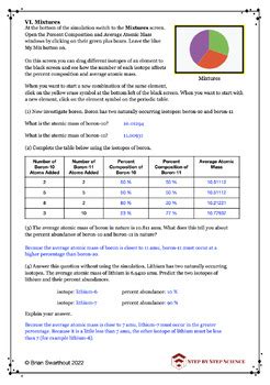 PhET Simulation Online Lab Isotopes Atomic Mass By Step By Step Science