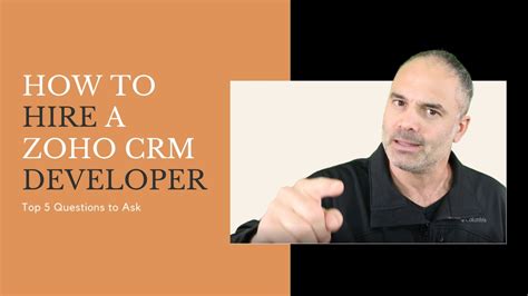 5 Simple Questions To Ask When Interviewing A Zoho CRM Developer Zoho