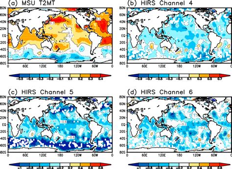 Decadal Trend Of Observed Brightness Temperature Anomaly Over Ocean For