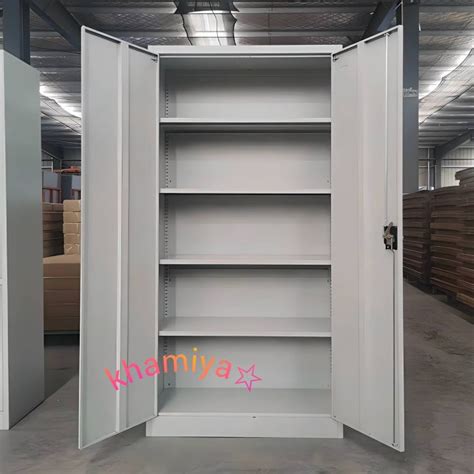 LF02 Full Height Swing Door Metal Cabinet Adjustable Shelves Metal