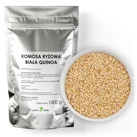 KOMOSA RYŻOWA BIAŁA quinoa naturalna 1kg 12562616708 Allegro pl