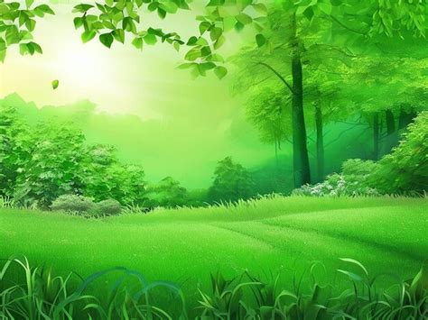 Premium Photo | Green nature background