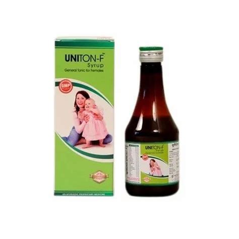 Ayurvedic Uniton F General Women Syrup Packaging Size 200ml Packaging Type Plastic Bottle At