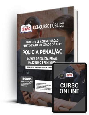 Baixe Apostila pdf Apostila Policia Penal AC 2023 Agente de Polícia