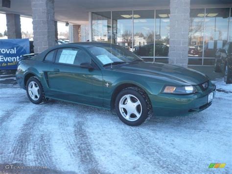 2003 Tropic Green Metallic Ford Mustang V6 Coupe 45168186 Car Color Galleries