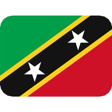 Flag For Flag St Kitts And Nevis Vector SVG Icon - SVG Repo