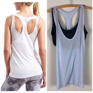 Athleta Tops Athleta Essence 2 In Tank Layered Sports Bra 59 Poshmark