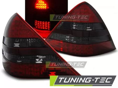 FANALI POSTERIORI MERCEDES R170 Slk 04 96 04 Red Smoke Led 415 EUR 259