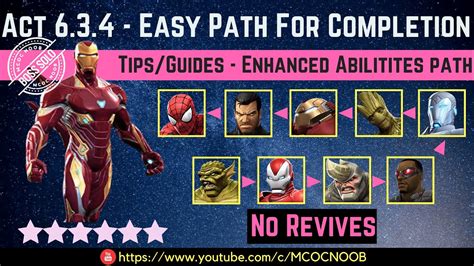 Mcoc Act Easy Path For Completion Tips Guide No Revives