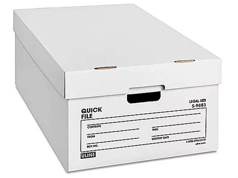 Quick File Storage Boxes 24 X 15 X 10 S 9883 Uline