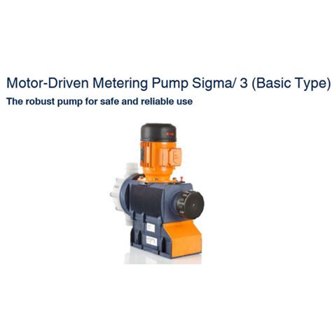 Jual Prominent Motor Driven Metering Pump Sigma 3 S3BAH 041030 PVT