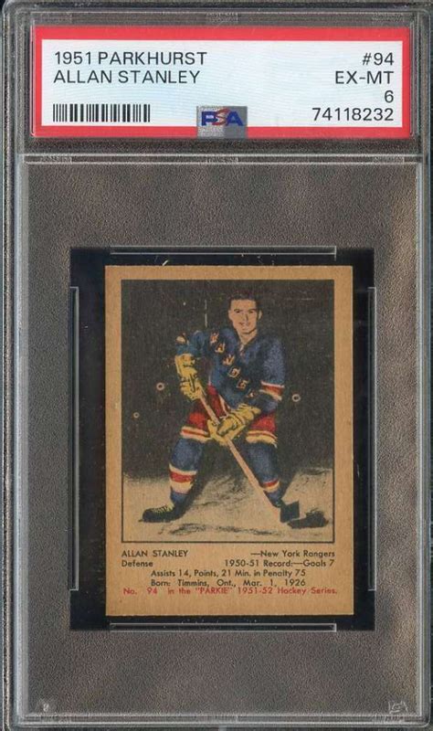 Parkhurst Allan Stanley Rc For Sale Online Ebay