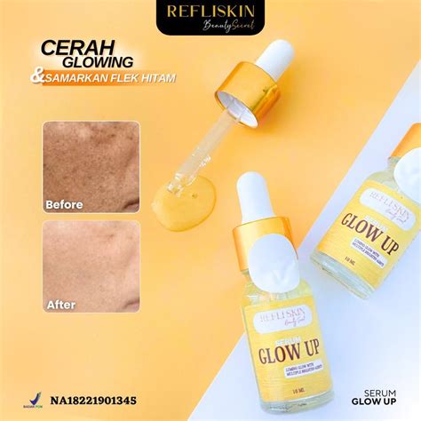 Jual Refli Skin Serum Glow Up Ml L Glow Serum Wajah Glow Up