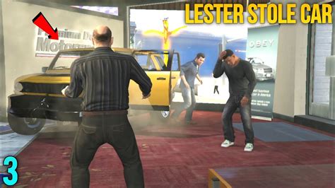 Franklin Stole Michaels Son Car Lester Is Now Real Gangster Gta 5