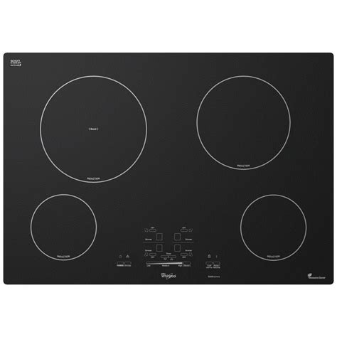 Whirlpool Gold Series 30 Inch Smooth Surface Induction Cooktop In Black