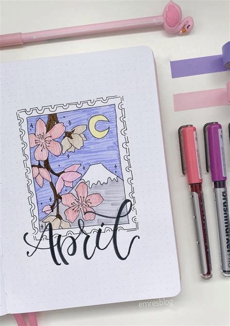 58 Best April Bujo Cover Spreads For Inspiration Atinydreamer