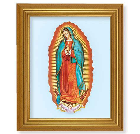 Our Lady of Guadalupe Gold Framed Art - Holy Lines