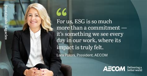 Aecom President Lara Poloni Discusses Esg Report