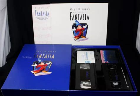 Walt Disney Fantasia Deluxe Commemorative Boxed Edition Vhs Book Print