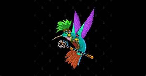 Mayan Hummingbird Huitzilopochtli Aztec Mythology Ancient By Goshwow