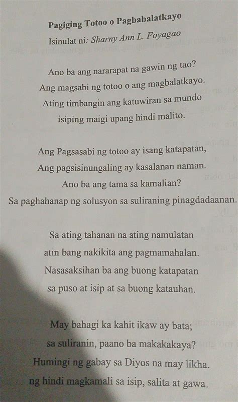 Panuto Basahin Ng May Pag Unawa Ng Isang Tao Dapat Pagbabalatkayo At