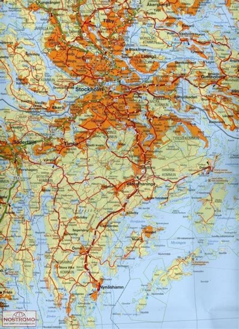 3 Svealand East Norstedts Road Map Nostromoweb