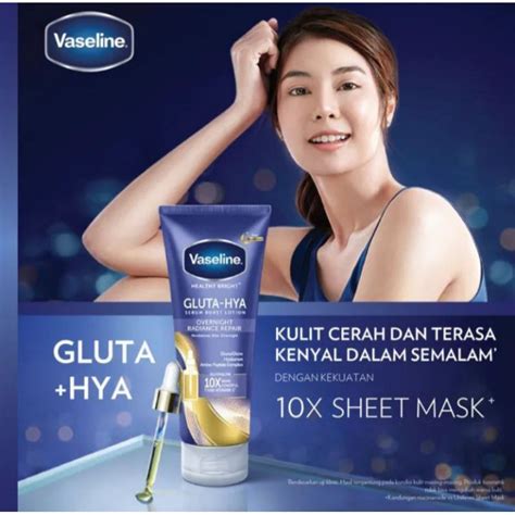 Jual Vaseline Gluta Biru Ori Thai Po 1 Minggu Shopee Indonesia