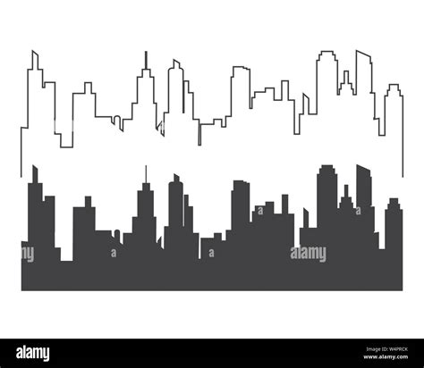 New York City Skyline Illustration Banque De Photographies Et Dimages